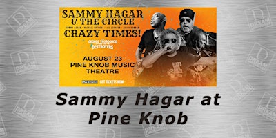 Image principale de Shuttle Bus to See Sammy Hagar at Pine Knob Music Theatre