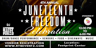 Primaire afbeelding van 4th  Annual RYBE  Juneteenth Celebration