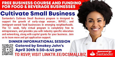 Santander's Cultivate Small Business Information Session  by Dallas College primary image