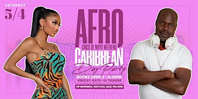 Immagine principale di Cinco De Mayo Afro-Caribbean Day-Party @Halo NODA 