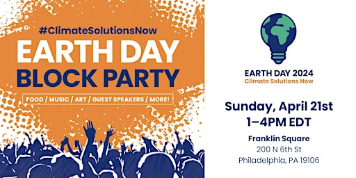 Primaire afbeelding van Earth Day Block Party ft. Speedy Ortiz and PHABO