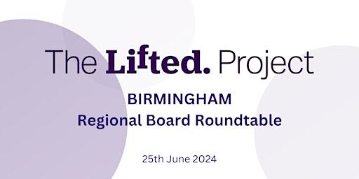 Imagem principal do evento High Growth Female Founder Regional Initiative - Birmingham Roundtable