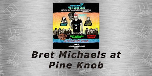 Shuttle Bus to See Bret Michaels at Pine Knob Music Theatre primary image