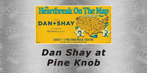 Shuttle Bus to See Dan + Shay at Pine Knob Music Theatre primary image