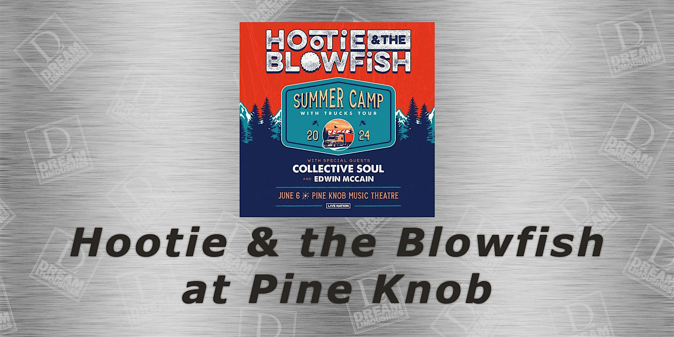 Shuttle Bus to See Hootie & the Blowfish at Pine Knob Music Theatre