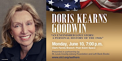Author Event - Doris Kearns Goodwin, "An Unfinished Love Story" primary image
