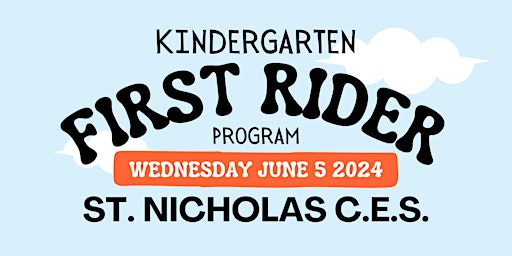 First Rider Program - St. Nicholas C.E.S. Waterloo, ON (5:30 PM Session) primary image