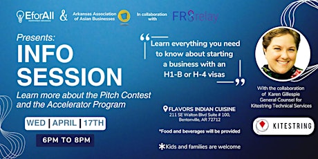 Info Session: Learn more about the Pitch Contest and Accelerator Program