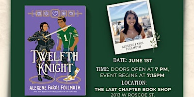 Imagem principal de Q&A and book signing with Alexene Farol Follmuth