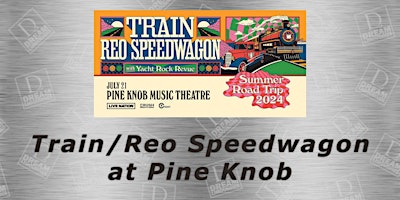 Primaire afbeelding van Shuttle Bus to See Train & REO Speedwagon at Pine Knob Music Theatre