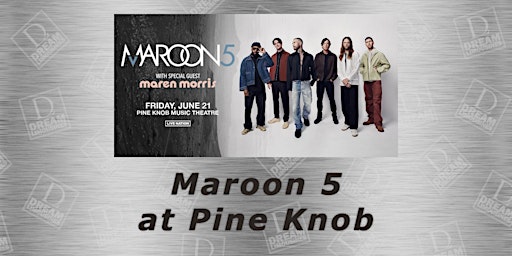 Shuttle Bus to See Maroon 5 at Pine Knob Music Theatre primary image