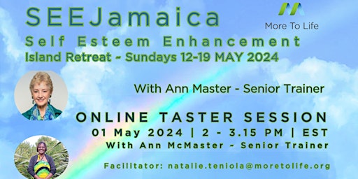 Primaire afbeelding van SEEJamaica  | Self Esteem Enhancement   Island Retreat |  Jamaica May 2024