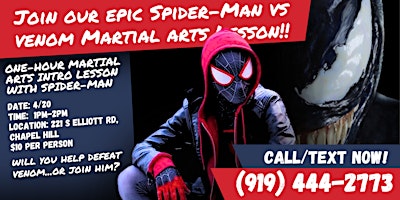 Spider-Man Vs Venom Beginner Martial Arts Lesson! primary image