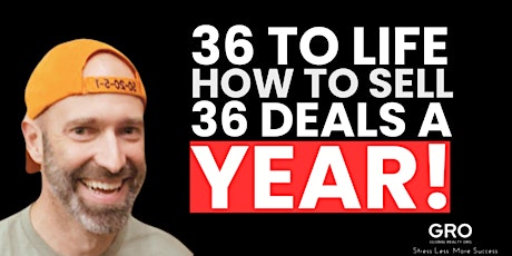 36 To Life:  The Realtor Roadmap  to Business Growth & Your Desired Life