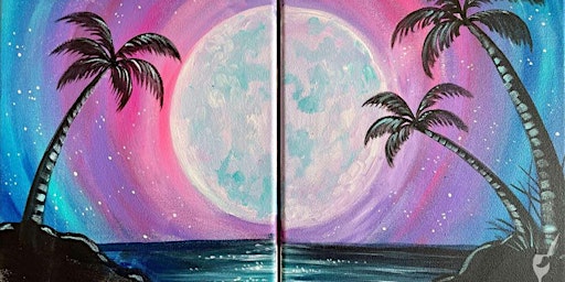 Imagem principal de Tropical Moons - Paint and Sip by Classpop!™