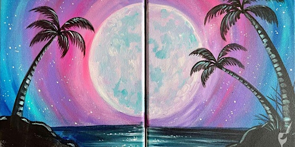 Tropical Moons - Paint and Sip by Classpop!™