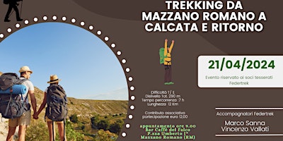 Imagen principal de Riconnettiti con Te Stesso e con la Natura, Trekking da Mazzano  a Calcata