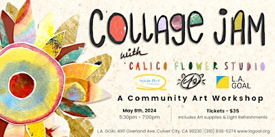 Imagem principal de Collage Jam! A 90-Minute Art Workshop in Culver City, CA