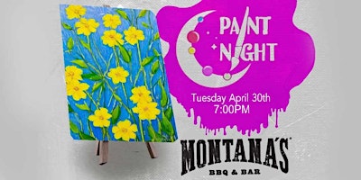 Hauptbild für Paint Night - Montana's  BBQ & Bar