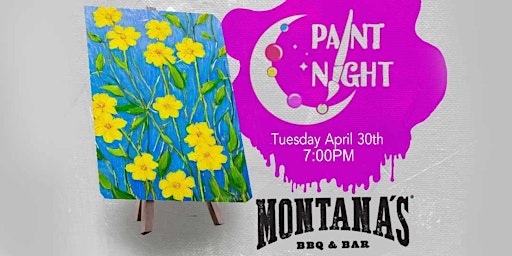 Primaire afbeelding van Paint Night - Montana's  BBQ & Bar