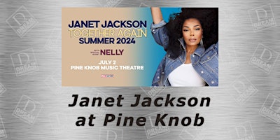 Imagem principal do evento Shuttle Bus to See Janet Jackson at Pine Knob Music Theatre
