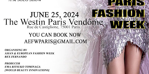 Image principale de AEFW FASHION SHOW Haute Couture for Spring/Summer 2025