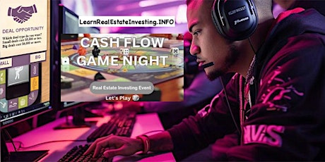 Image principale de Real Estate Investing CashFlow Game - Live In-Person