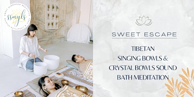 Immagine principale di Tibetan Singing Bowls & Crystal Bowls Sound Bath Meditation in Silk Hammock 