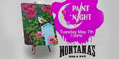 Primaire afbeelding van Paint Night - Montana's  BBQ & Bar