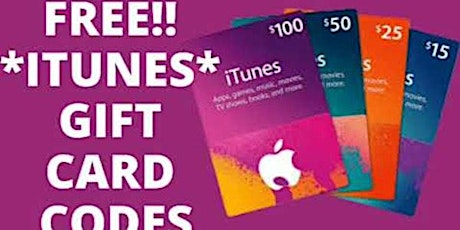 Update** Free Itunes Gift Card Codes Generator 2024