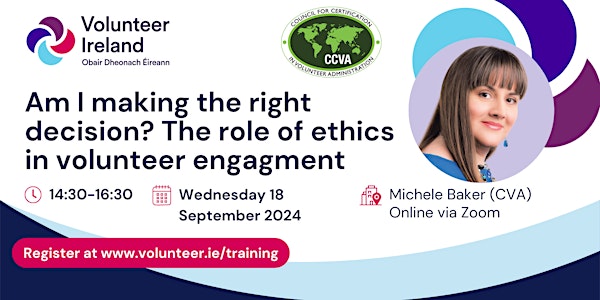 Am I making the right decision? The role of ethics in volunteer engagement