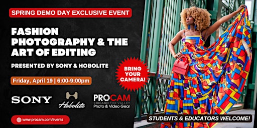 Fashion Photography & the Art of Editing - Sony & Hobolite Demo Day Event primary image