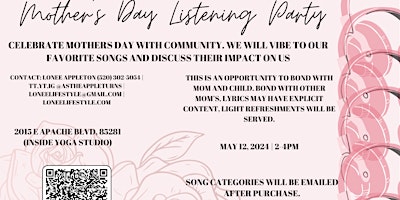 Mother's Day Listening Party primary image