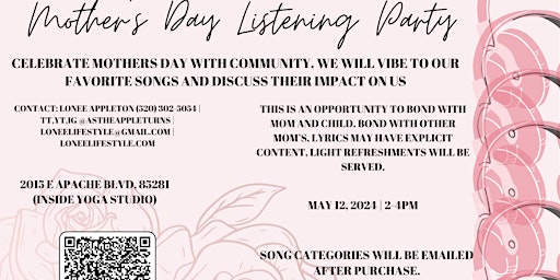 Image principale de Mother's Day Listening Party