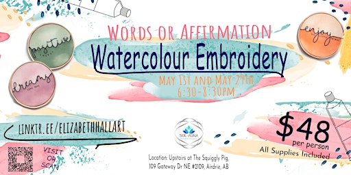 Image principale de Copy of WaterColour Embroidery Workshop