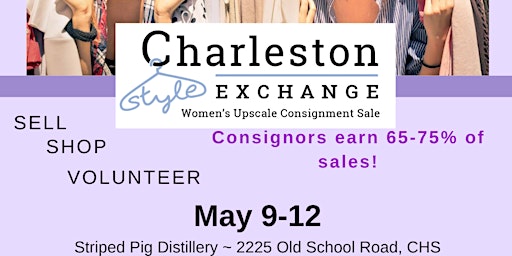 Primaire afbeelding van Upscale Women's Consignment Sale  ~ Charleston Style Exchange