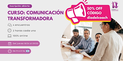 Curso online: Comunicación Transformadora LATAM primary image