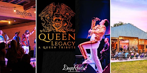 Imagem principal de QUEEN covered by Queen Legacy -- plus great Texas wine & craft beer!