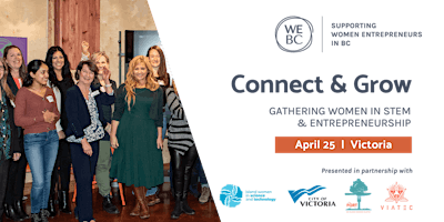 Imagem principal do evento Connect & Grow: Gathering Women in STEM & Entrepreneurship