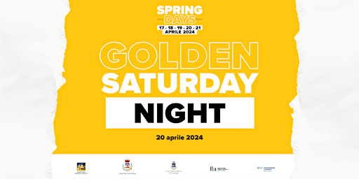 Primaire afbeelding van GOLDEN SATURDAY NIGHT: Apriamo le porte al talento