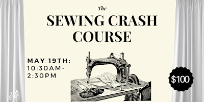 Imagem principal do evento TGCR's Sewing Crash Course