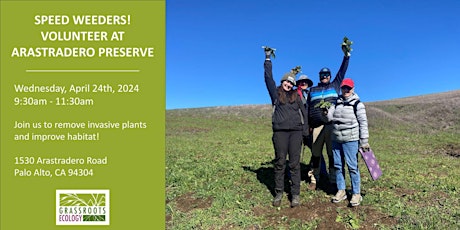 Speed Weeders: Volunteer Outdoors at Pearson-Arastradero Preserve primary image