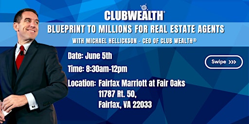Imagem principal do evento Blueprint to Millions for Real Estate Agents | Fairfax, VA