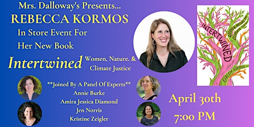 Rebecca Kormos' INTERTWINED In-Store Reading, Discussion, And Signing primary image