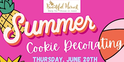 Primaire afbeelding van Summer Cookie Decorating class