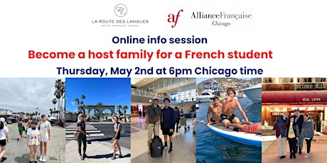 La Route des Langues USA info session - Host a French student this summer