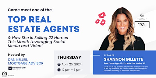 Come meet Shannon Gillette - Top Realtor and Content Creator in AZ! primary image