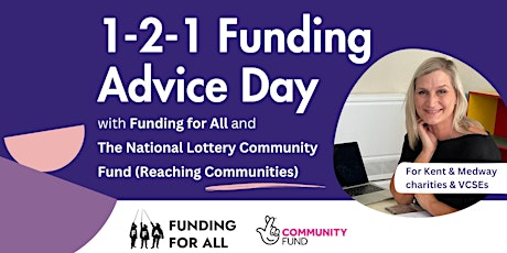 Imagen principal de 1-2-1 Funding Advice Day with FFA & The National Lottery Community Fund