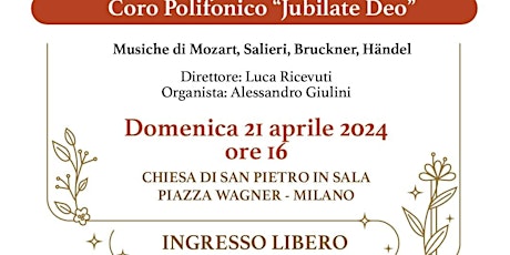 Concerto coro polifonico Jubilate Deo -