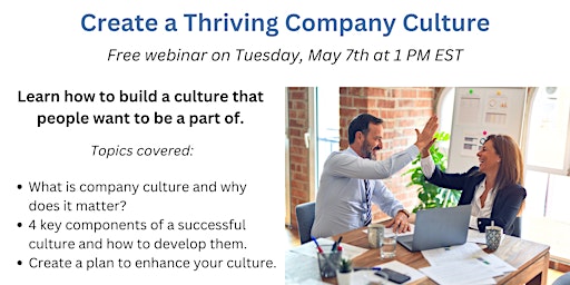 Create a Thriving Company Culture primary image